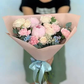 Букет цветов "Ванильный соблазн"