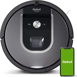 iRobot Roomba 960 Робот-пылесос, картографирование с подключением к Wi-Fi, работает с Alexa, идеально подходит для шерсти домашних животных / ковров /