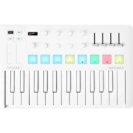 MIDI-клавиатура Arturia MiniLAB 3 Alpine White