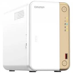 Сетевое хранилище Qnap Original NAS TS-262-4G 2-bay white-gold