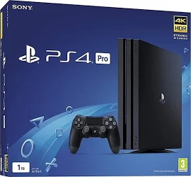 Игровая приставка Sony PlayStation 4 Pro 1 ТБ Автономная версия Jet Black Asian