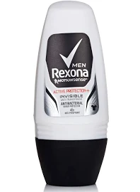 Rexona Men антиперспирант-дезодорант шариковый Антибактериальный и невидимый на черной и белой одежде 50 мл