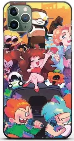 Чехол Friday Night Funkin (Фрайдей Найт Фанкин) - Батл для iPhone 11 Pro силиконовый