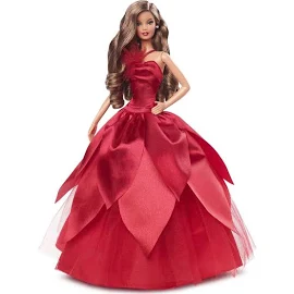 Кукла Barbie 2022 Holiday Doll (Барби Праздничная 2022 Шатенка)