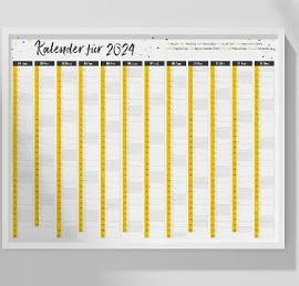 Шаблон календаря 2024: Годовой плане?