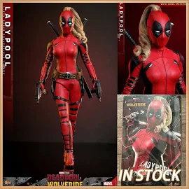 В наличии горячие игрушки Дэдпул и Росомаха Ladypool 1/6 модельные игрушки с подвижным движением собирать MMS747 HT Ladypool Дэдпул