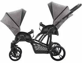 Bebetto Прогулочная коляска для двойни 42 Sport Сomfort / цвет серый, рама черная