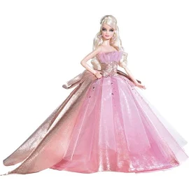 Кукла Barbie 2009 Holiday (Барби Праздничная в розовом платье)