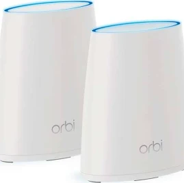 NETGEAR RBK40-100UKS Orbi Система Wi-Fi для всего дома Площадь покрытия Wi-Fi до 4000 кв. футов (трехдиапазонная домашняя сеть AC2200 с маршрутизаторо