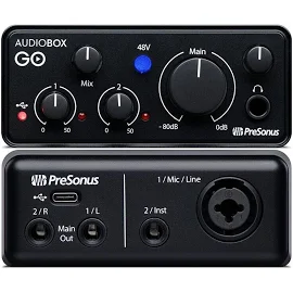 Аудиоинтерфейс USB PreSonus AudioBox GO