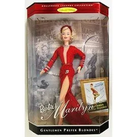 Кукла Barbie as Marilyn in the Red Dress from Gentlemen Prefer Blondes (Барби в Образе Мэрилин в Красном Платье в фильме 'Джентльмены Предпочитают