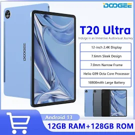 DOOGEE T20 Ultra планшет, экран 12 дюймов, Helio G99, 10800 мАч, 12 Гб + 256 ГБ