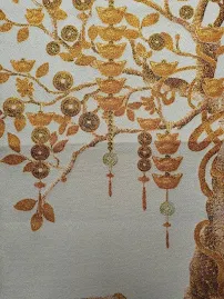 Декоративная настенная монета Денежное дерево