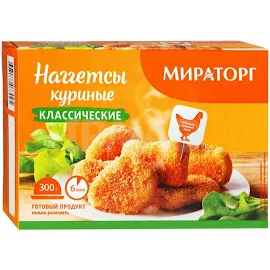 Наггетсы Мираторг куриные классические, 300г