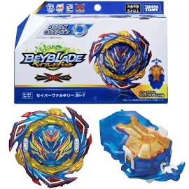 Оригинальный Takara Tomy Beyblade Burst B187 Starter Saber Valkyrie. Sh-7 с пусковым устройством beyblade