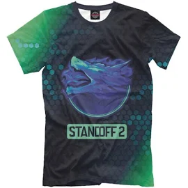 Мужская футболка Стандофф 2 - Дракон + Графика