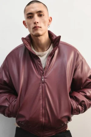 бомбер BEFREE Бордовый
