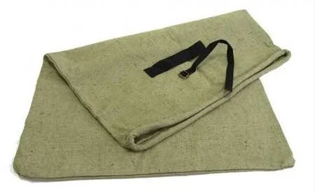 Мешок для страховой почты с замком зелёный, брезент, 60×90 см