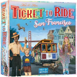 Настольная игра Ticket to Ride: San Francisco (Билет на Поезд. Сан-Франциско)