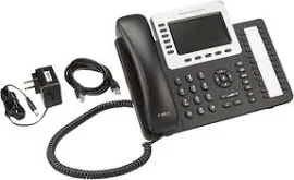 Grandstream GXP2160 6-линейный стационарный гигабитный IP-телефон HD VoIP с 24 боковыми клавишами, цветным ЖК-дисплеем BT PoE