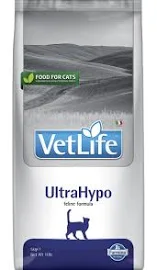 Farmina Vet Life Cat Ultrahypo сухой корм для взрослых кошек при пищевой аллергии - 10 кг