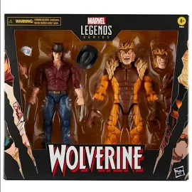 Фигурка Росомаха Marvel Legends на 50-летие, фигурка Marvel Logan Vs Sabretooth, коллекционная 6-дюймовая экшн-фигурка, модель, игрушка в подарок