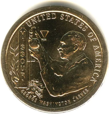 1 доллар 2024 — Джордж Вашингтон Карвер. Американские инновации. D — США UNC