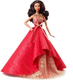 Кукла Barbie 2014 Holiday African American (Барби Праздничная 2014 афроамериканка)