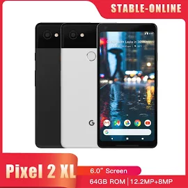 Оригинальный смартфон Google Pixel 2 XL, 4G, телефон с идентификацией по отпечатку пальца, 4 Гб + 64 Гб/128 ГБ, экран 6,0 дюйма, телефон с 