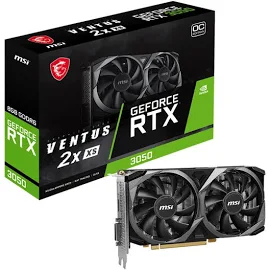 Видеокарта MSI GeForce RTX 3050 VENTUS 2X XS 8G OC