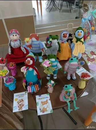 Вязаная Лягушка из пинтерест