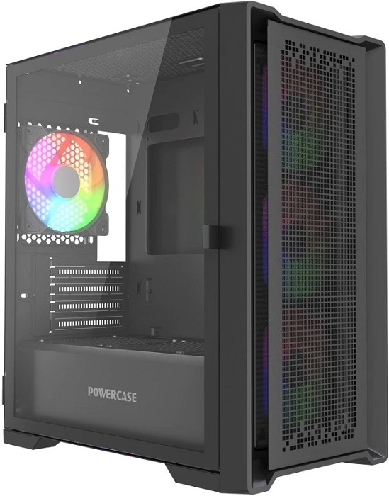 Корпус Powercase ByteFlow Micro Black LE