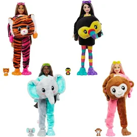 BARBIE Cutie Reveal Amigos De La Jungla Series (Assorted Models) Doll