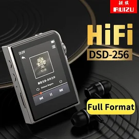 Mp3-плеер RUIZU A58, Hi-Fi музыкальный плеер DSD256 без потерь, декодирование Walkman, поддержка эквалайзера, секундомер, TF карта