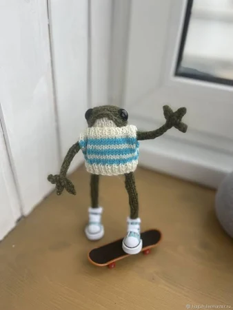 Интерьерная игрушка Лягушка из Пинтерест