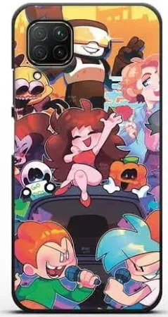 Чехол Friday Night Funkin (Фрайдей Найт Фанкин) - Батл для Huawei P40 lite силиконовый