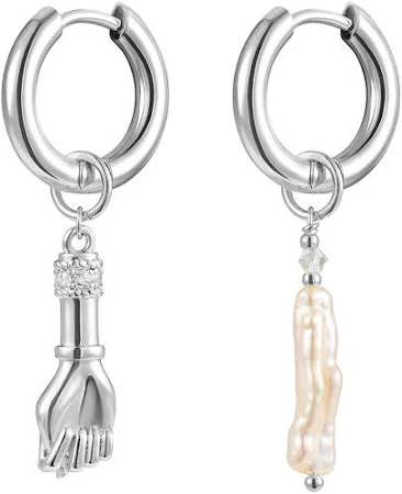 серебристые серьги ловлю дзен silver GINA DREAMS