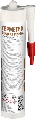 Герметик Masterteks Жидкая резина прозрачный 290 мл