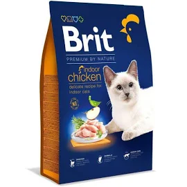 Brit Premium by Nature Cat Indoor Chicken - Сухой корм для взрослых кошек, живущих в помещении с курицей 1,5 кг