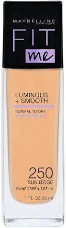 Тональный крем Fit Me Liquid Make-up Maybelline New York - Солнечный беж