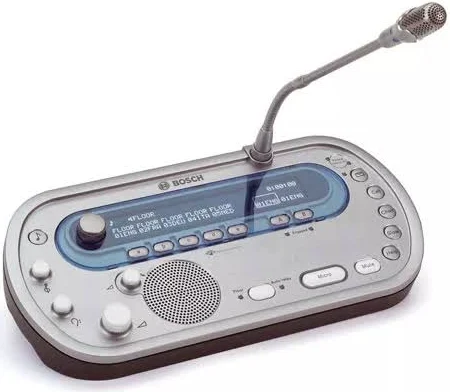 Пульт переводчика 32-канальный, темный DCN-IDESK-D