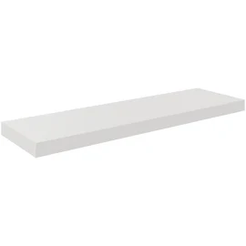 Полка мебельная Spaceo White 80x23.5x3.8 см МДФ цвет белый