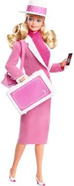 Barbie Кукла Ретро репродукция в сменном наряде для работы и вечеринки