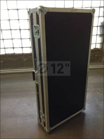 Кейс 12inch с колесами для комплекта из двух вертушек и dj-микшера (Battle)