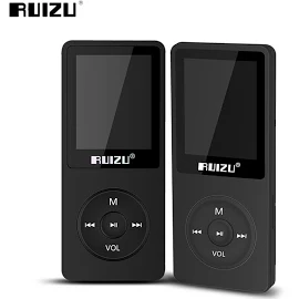 Портативный MP3 плеер Ruizu X02, 8 ГБ, ультратонкий музыкальный плеер без потерь, MP3 плееры с FM-радио, запись электронной книги