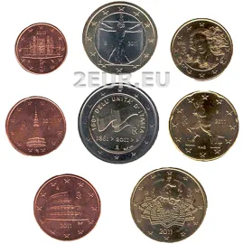 Italy euro set UNC 2011