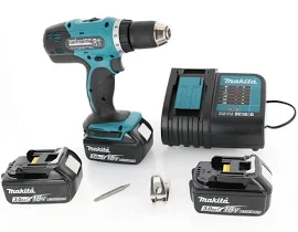 Makita DDF453SFE3 18V 3.0 Ah Akülü Matkap Vidalama 3 Akülü Makine