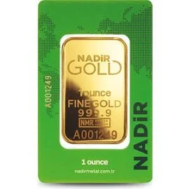 Nadir Gold 1 Ons Külçe Altın 999.9