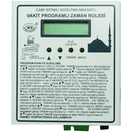 VAKİT PROGRAMLI ZAMAN RÖLESİ