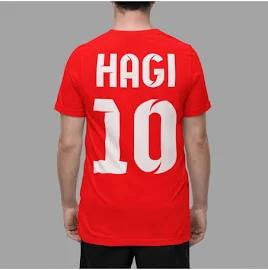 Biy Store Gheorghe Hagi 10 numara efsane futbol forma baskili regular tisort t-shirt XL Beden